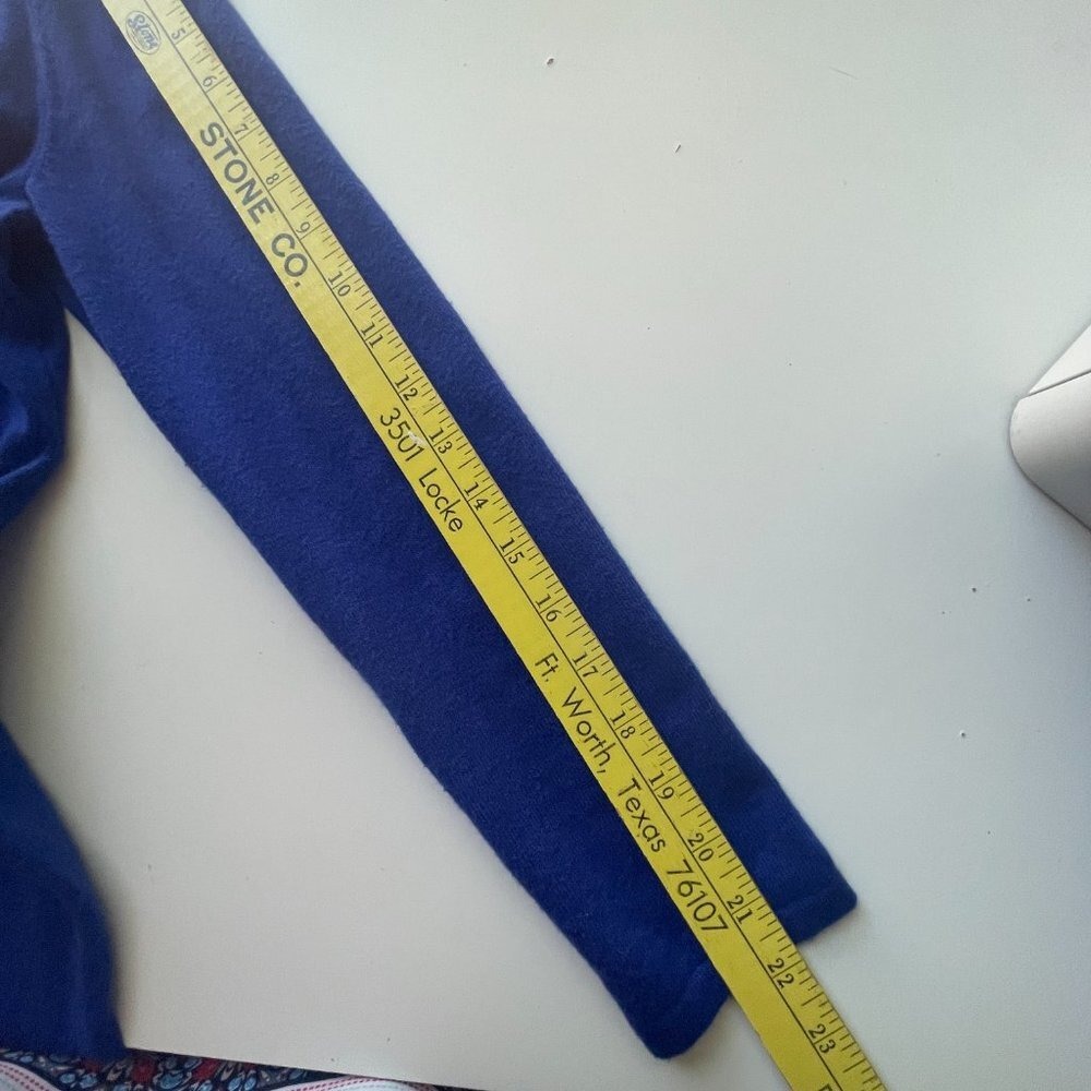 Chico’s‎ Royal Blue Longline Cardigan Size 1 - Picture 5 of 7